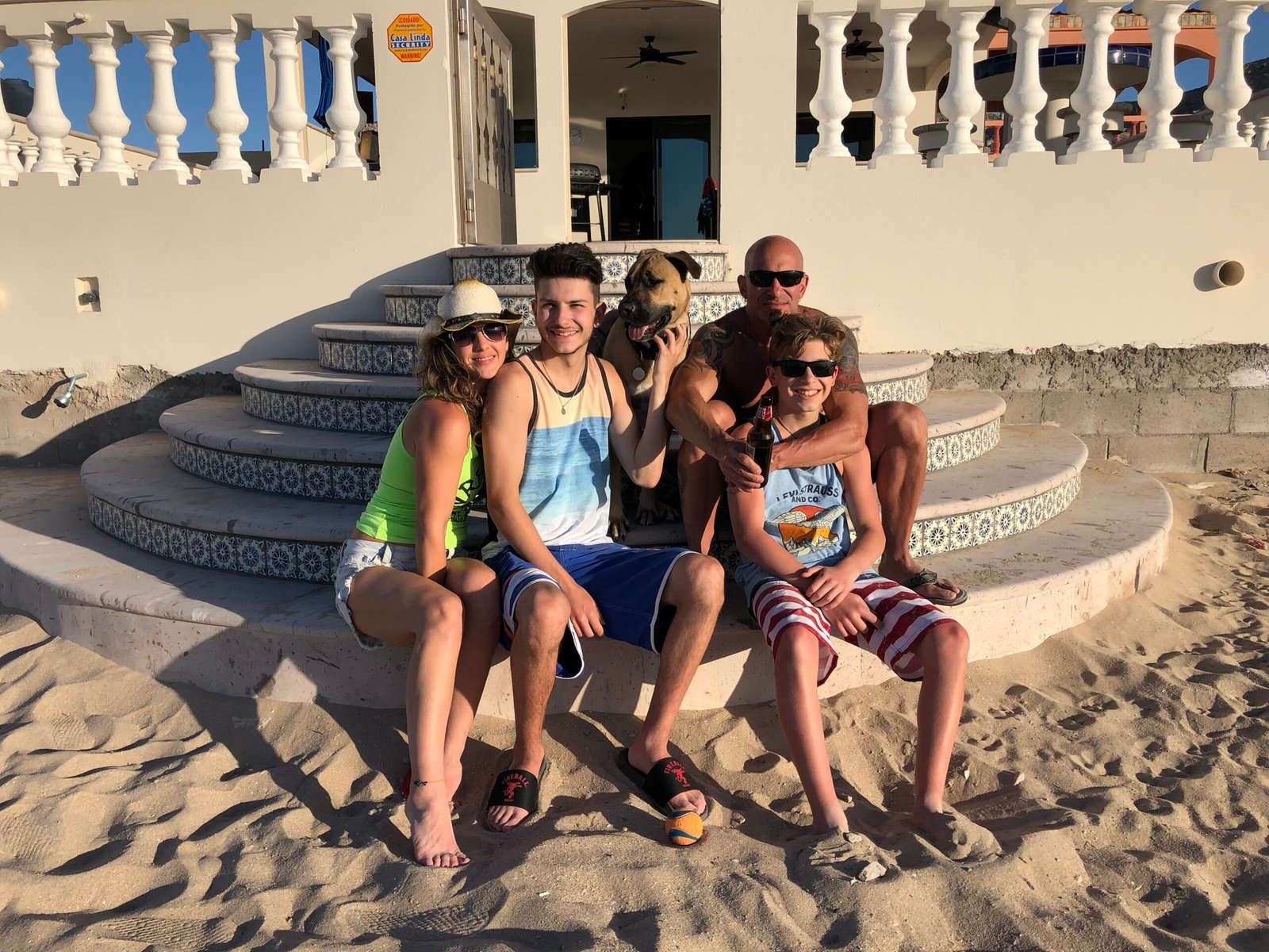 Andy Orlikoff with his family