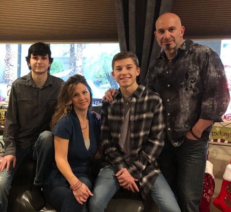 Andy Orlikoff with his family